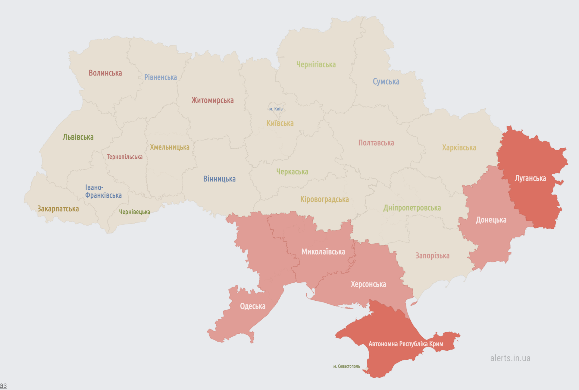 По всій Україні оголошено тривогу. Росіяни підняли в повітря МіГ (пішли відбої)